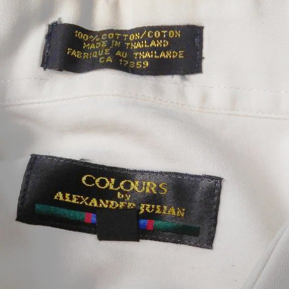 COLOURS Dress Shirt - size 16.5 - Picture 4 of 4